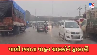 Surat Rain : સુરતના અનેક વિસ્તારોમાં ધોધમાર વરસાદ, રાજ્ય ધોરી માર્ગ પર પાણી ભરાતા વાહન ચાલકોને હાલાકી, જુઓ Video