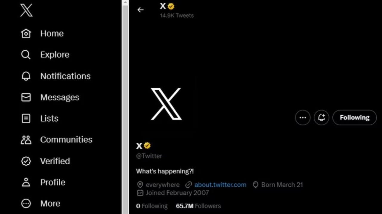  મસ્ક એક ડગલું આગળ વધીને ટ્વિટરનું હેન્ડલ એટલે કે X બદલી નાખ્યું છે. તેઓએ એક વપરાશકર્તા પાસેથી "@x" હેન્ડલ છીનવી લીધું છે. @X હવે Xના સત્તાવાર એકાઉન્ટ માટે ઉપયોગમાં લેવાય છે.