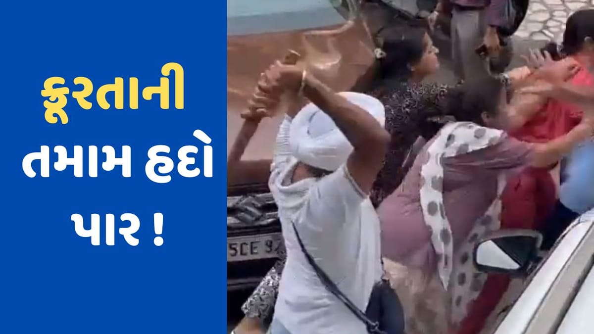 હદ છે આ તો !, દિલ્હીમાં પાર્કિંગ બાબતે કેટલાક લોકોએ દંપતીને બેરેહમીથી માર માર્યો, video viral