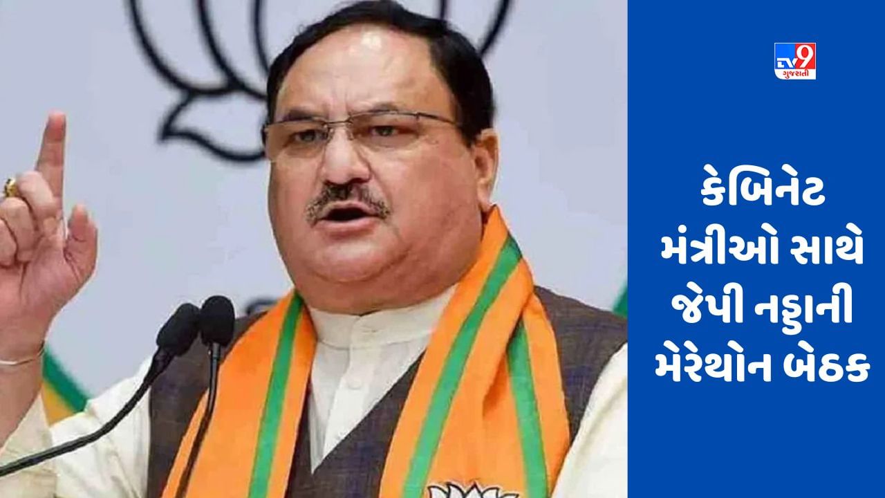 JP Nadda: મોદી સરકારમાં બદલાવની ચર્ચા ! કેબિનેટ મંત્રીઓ સાથે જેપી નડ્ડાની મેરેથોન બેઠક,  UCC પર પણ ચર્ચા