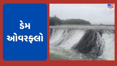 Gujarat Rain : કચ્છમાં ધોધમાર વરસાદના પગલે માંડવીનો ખારોડ ડેમ થયો ઓવરફ્લો, જુઓ Video Gujarat Rain : કચ્છમાં ધોધમાર વરસાદના પગલે માંડવીનો ખારોડ ડેમ થયો ઓવરફ્લો, જુઓ Video