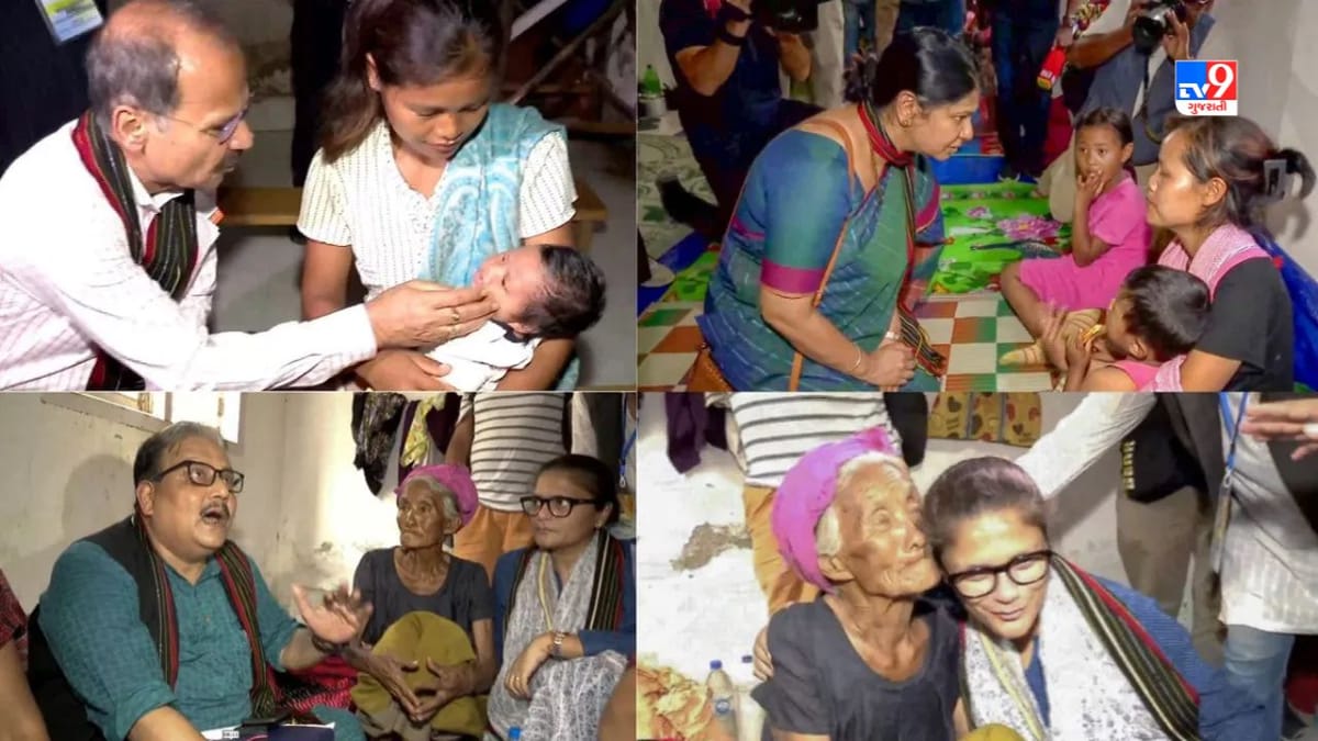 સરકારને સવાલ, મણિપુર હિંસાના પીડિતોને મળ્યા, જાણો મણિપુરમાં 'INDIA' નેતાઓએ શું કર્યું સરકારને સવાલ, મણિપુર હિંસાના પીડિતોને મળ્યા, જાણો મણિપુરમાં 'INDIA' નેતાઓએ શું કર્યું