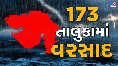 Breaking News : 24 કલાકમાં 30 જિલ્લાના 173 તાલુકામાં વરસ્યો વરસાદ, સૌથી વધુ આણંદ જિલ્લાના ખંભાત તાલુકામાં 5 ઈંચ વરસાદ નોંધાયો