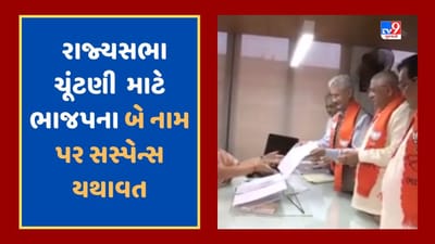 Gandhinagar video : રાજયસભાની ચૂંટણી માટે ભાજપના બે નામ પર સસ્પેન્સ હજુ યથાવત, આજે નામ જાહેર થવાની શક્યતા