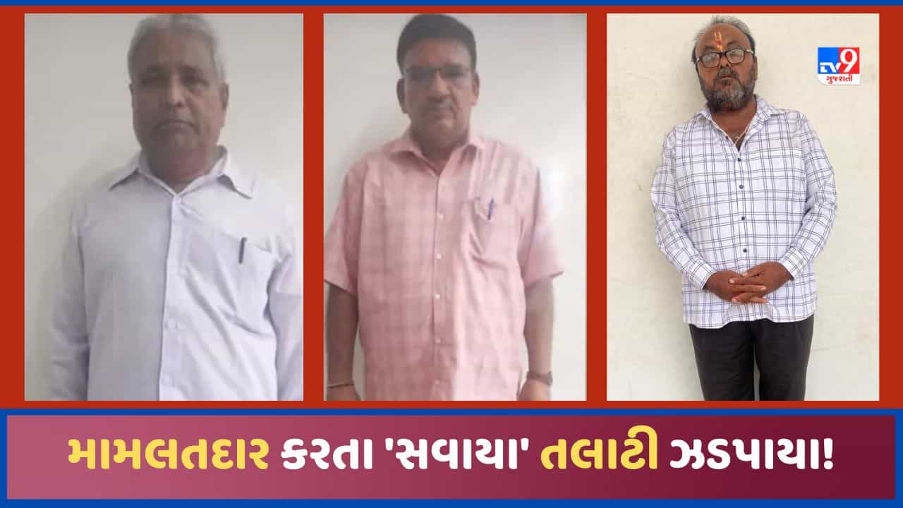 સાહેબ કરતા કર્મચારી સવાયો! મામલતદાર 1600 અને તલાટી 30000 ની લાંચ લેતા ACB ના છટકામાં ઝડપાયા