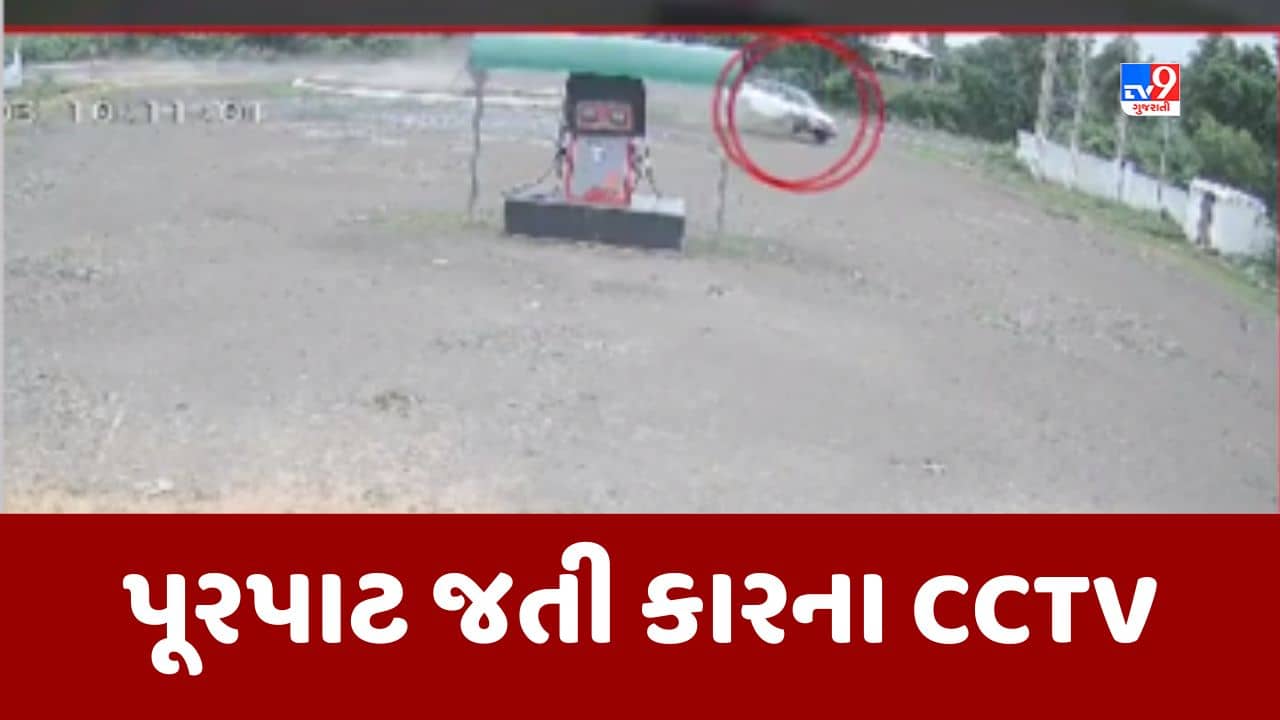 પૂરપાટ જતી કાર અચાનક જ હવામાં ફંગોળાઇ, બનાસકાંઠાના અકસ્માતના CCTV જોઇ તમે પણ રહી જશો દંગ, જૂઓ Video