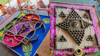 અધિક શ્રાવણ મહિનામાં શિવની પૂજામાં અલગ અલગ શિવની આકૃતિ બનાવી રોજ કરવામાં આવે છે પુજા