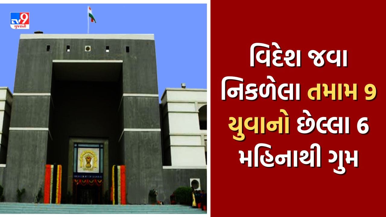 ગુજરાતથી વિદેશ જવા નિકળેલા 9 યુવાનો ગુમ, યુવાનોના પરિવારજનોએ હાઇકોર્ટમાં કરી અરજી, જુઓ Video ગુજરાતથી વિદેશ જવા નિકળેલા 9 યુવાનો ગુમ, યુવાનોના પરિવારજનોએ હાઇકોર્ટમાં કરી અરજી, જુઓ Video