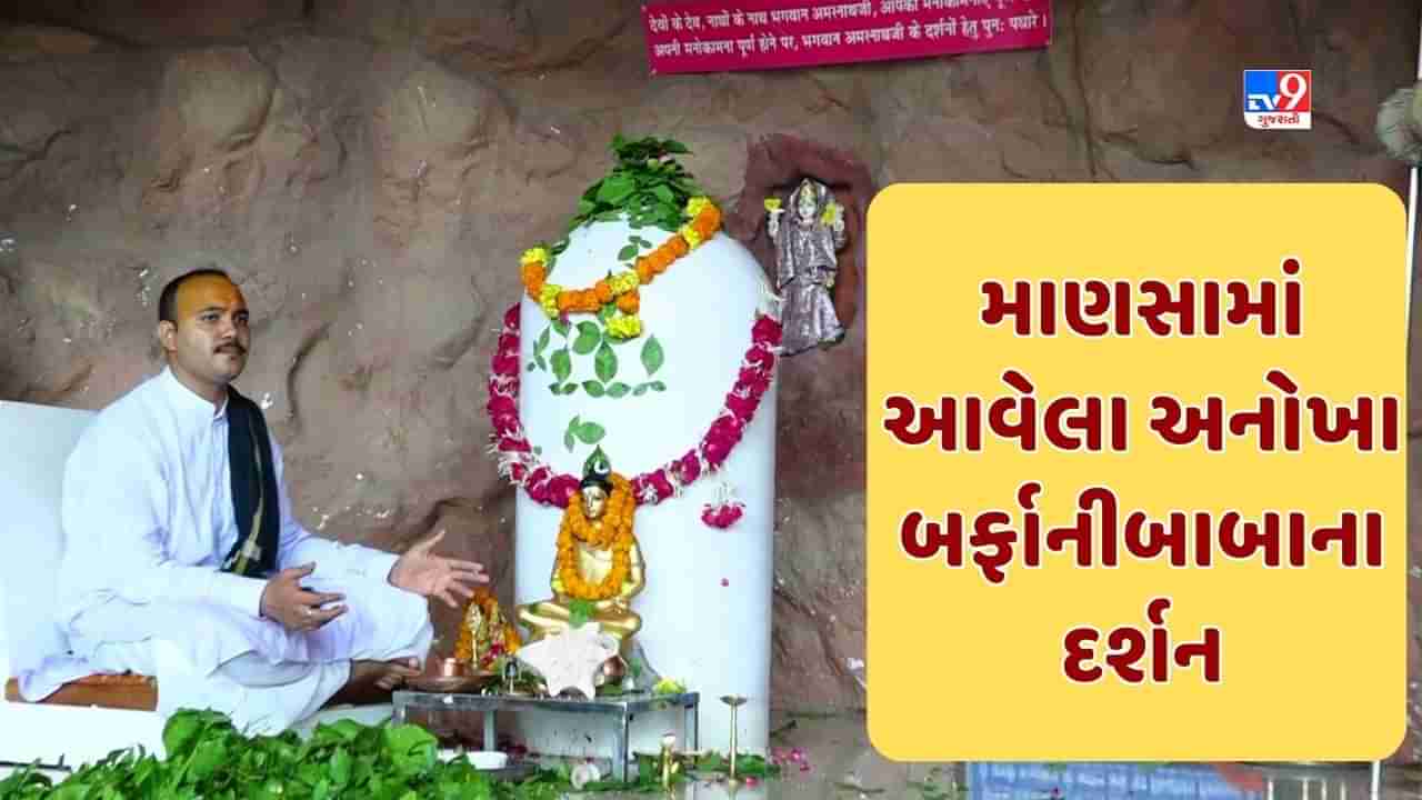 Gandhinagar: અમરનાથમાં આવેલા બરફના શિવલિંગ માટે રખાયા છે ખાસ ધ્યાન, બારેમાસ રખાય છે -13 ડિગ્રી તાપમાન, જૂઓ Video