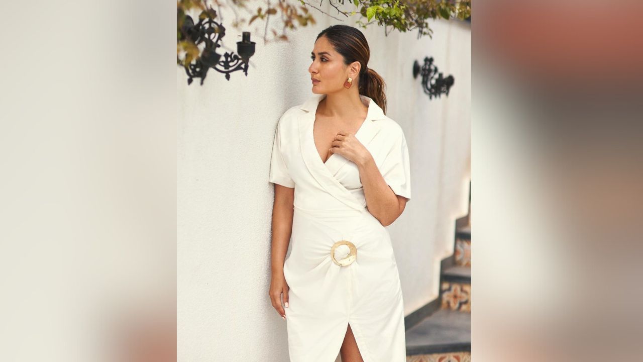 કરીના કપૂર 2 બાળકો પછી પણ સુંદર લાગે છે. હવે કરીના પહેલાની જેમ ફિટ અને સ્ટાઈલિશ બની ગઈ છે. (Image: Kareena Kapoor Instagram)