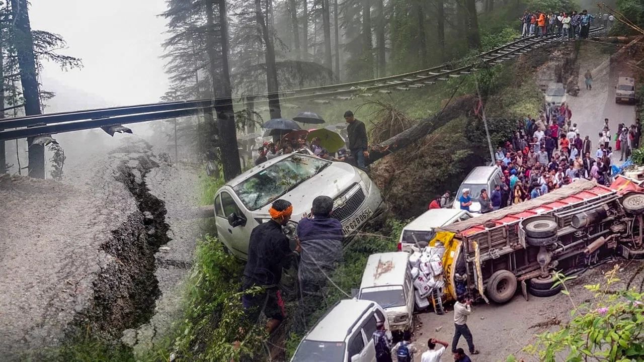 Himachal Pradesh News: હિમાચલમાં સર્વત્ર તબાહી, ભૂસ્ખલનને કારણે રસ્તાઓ બરબાદ, હાઈવે બંધ, અત્યાર સુધીમાં 55ના મોત