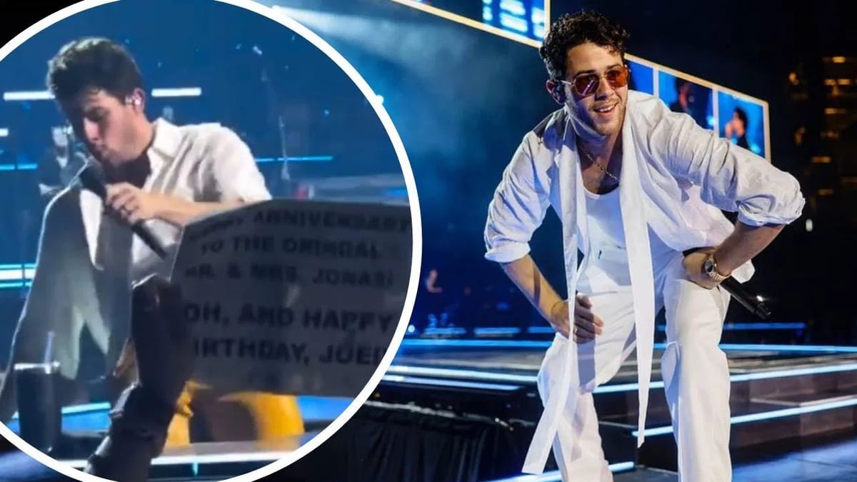 લાઈવ શો દરમિયાન સ્ટેજ પર પડ્યો હતો નિક જોનસ, પડ્યા પછી આવી હતું રિએક્શન, જુઓ Video લાઈવ શો દરમિયાન સ્ટેજ પર પડ્યો હતો નિક જોનસ, પડ્યા પછી આવી હતું રિએક્શન, જુઓ Video