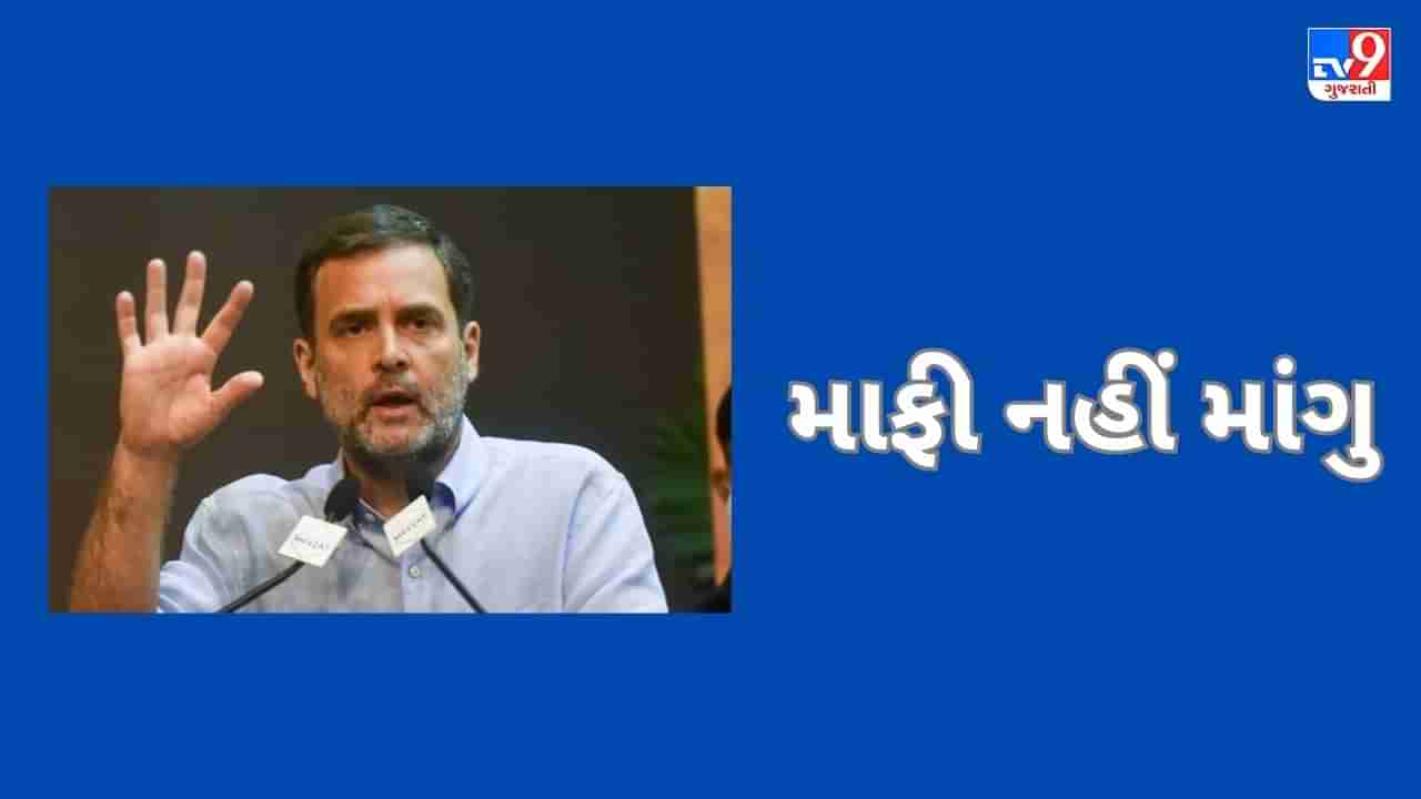 Breaking news : મોદી અટક મામલે સુપ્રિમ કોર્ટમાં રાહુલ ગાંધીનું સોગંદનામું, કહ્યું માફી નહીં માંગુ