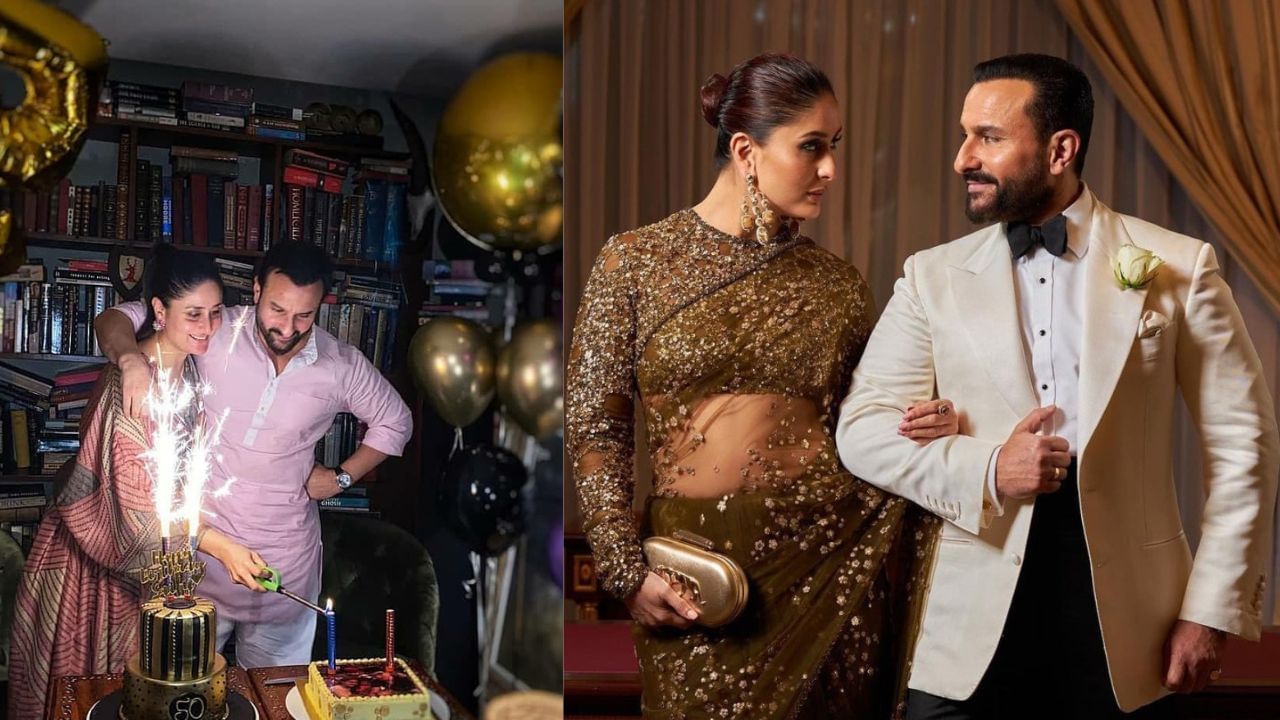 પોતાની એક્ટિંગ કરિયર ઉપરાંત કરીના કપૂર ખાન હંમેશા તેની લવ લાઈફ અને તેના અભિનેતા પતિ સૈફ અલી ખાન સાથેના લગ્નને લઈને ચર્ચામાં રહે છે. જ્યારે પણ કરીના સૈફ સાથે ઘરની બહાર નીકળે છે, ત્યારે સોશિયલ મીડિયા પર તસવીરો અને વીડિયો છવાયેલા રહે છે.સૈફ અલી ખાને 2012માં પોતાનાથી 10 વર્ષ નાની કરીના કપૂર સાથે લગ્ન કર્યા હતા. બંનેને બે બાળકો તૈમુર અલી ખાન અને જેહ છે.