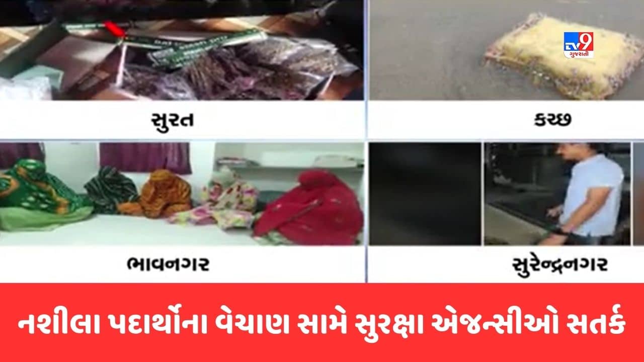 રાજ્યમાં નશીલા પદાર્થોના વેચાણ પર સુરક્ષા એજન્સીઓની બાજ નજર, જુઓ Video