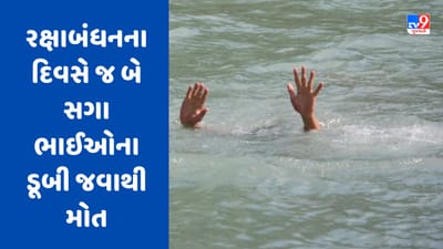 Breaking Video : સુરેન્દ્રનગરમાં રક્ષાબંધનના દિવસે જ બે સગા ભાઈઓના ડૂબી જવાથી મોત, 4 બહેને 2 ભાઈઓની છત્રછાયા ગુમાવી