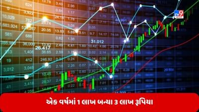 Multi Bagger Stock: માત્ર એક વર્ષમાં 1 લાખ રૂપિયા બની ગયા 3 લાખ રૂપિયા, આવો છે આ જાદુગર શેર