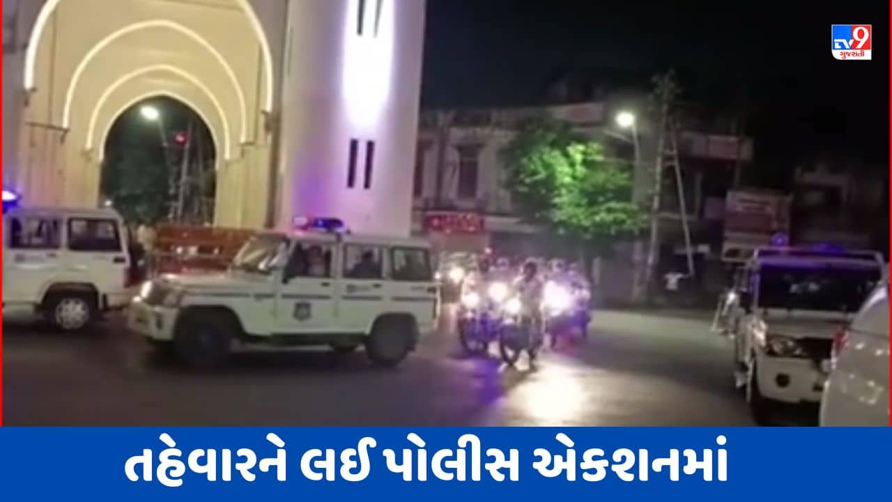 Gujarati Video: વડોદરામાં તહેવારને લઈ પોલીસ એકશનમાં, સતત બીજા દિવસે પોલીસે કર્યુ સઘન ચેકીંગ