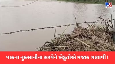 Banaskantha : પાકના નુકસાનીના સરવેને ખેડૂતોએ મજાક ગણાવી, માત્ર ખોટો રિપોર્ટ તૈયાર કરાયાનો કર્યો આક્ષેપ, જુઓ Video