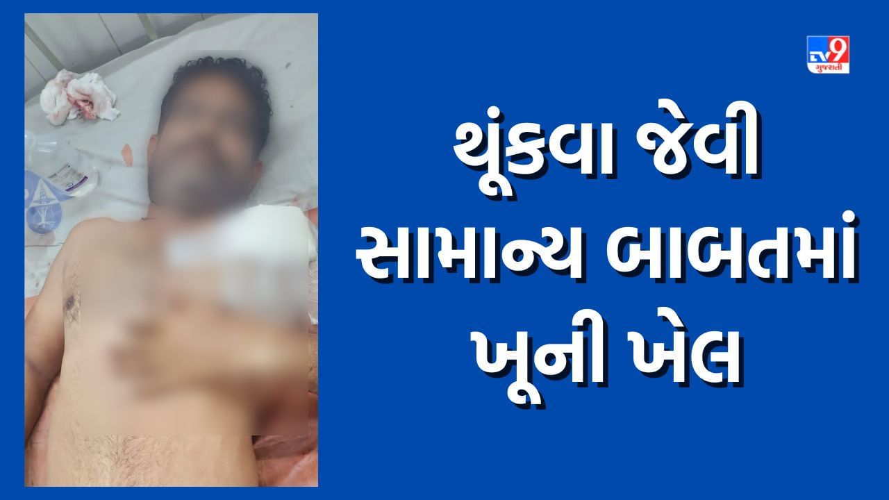 Jamnagar Crime : હવે ગમે ત્યાં થૂંકવામાં ધ્યાન રાખજો, જામનગરમાં થૂંકવા જેવી સામાન્ય બાબતમાં બે પાડોશીઓ વચ્ચે ખેલાયો ખૂની ખેલ