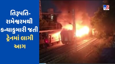 Breaking Video: તિરૂપતિ-રામેશ્વરમથી કન્યાકુમારી જતી ટ્રેનમાં લાગી આગ, દુર્ઘટનામાં 10 લોકો બળીને ભળથુ