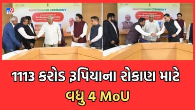 Gandhinagar: વાયબ્રન્ટ ગુજરાત ગ્લોબલ સમિટ-2024ના પૂર્વાર્ધરૂપે રાજ્યમાં એક જ દિવસમાં 1113 કરોડ રૂપિયાના રોકાણો માટે વધુ 4 MoU થયા