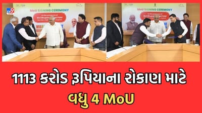 Gandhinagar: વાયબ્રન્ટ ગુજરાત ગ્લોબલ સમિટ-2024ના પૂર્વાર્ધરૂપે રાજ્યમાં એક જ દિવસમાં 1113 કરોડ રૂપિયાના રોકાણો માટે વધુ 4 MoU થયા