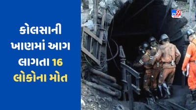 China News : ચીનના પંઝોઉ શહેરમાં કોલસાની ખાણમાં ભીષણ આગ, 16 લોકોના મોત