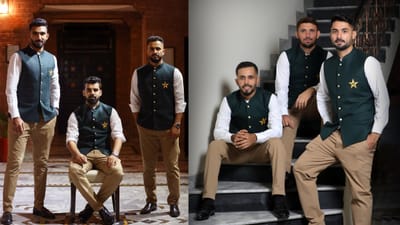 બાબર આઝમની આગેવાનીમાં પાકિસ્તાનની ટીમ વર્લ્ડ કપમાં ભાગ લેવા ભારત આવી પહોંચી હતી. ભારત આવતા પહેલા તેમના ફોટોશૂટના ફોટો વાયરલ થયા છે.