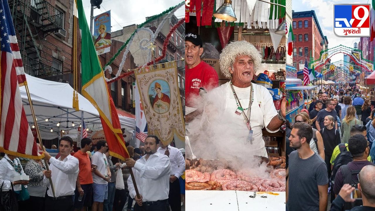 New York News : 11-દિવસીય 'સેન ગેન્નારો ફેસ્ટિવલ' માટે ન્યૂયોર્કના લિટલ ઈટાલીમાં તૈયારીઓ શરૂ