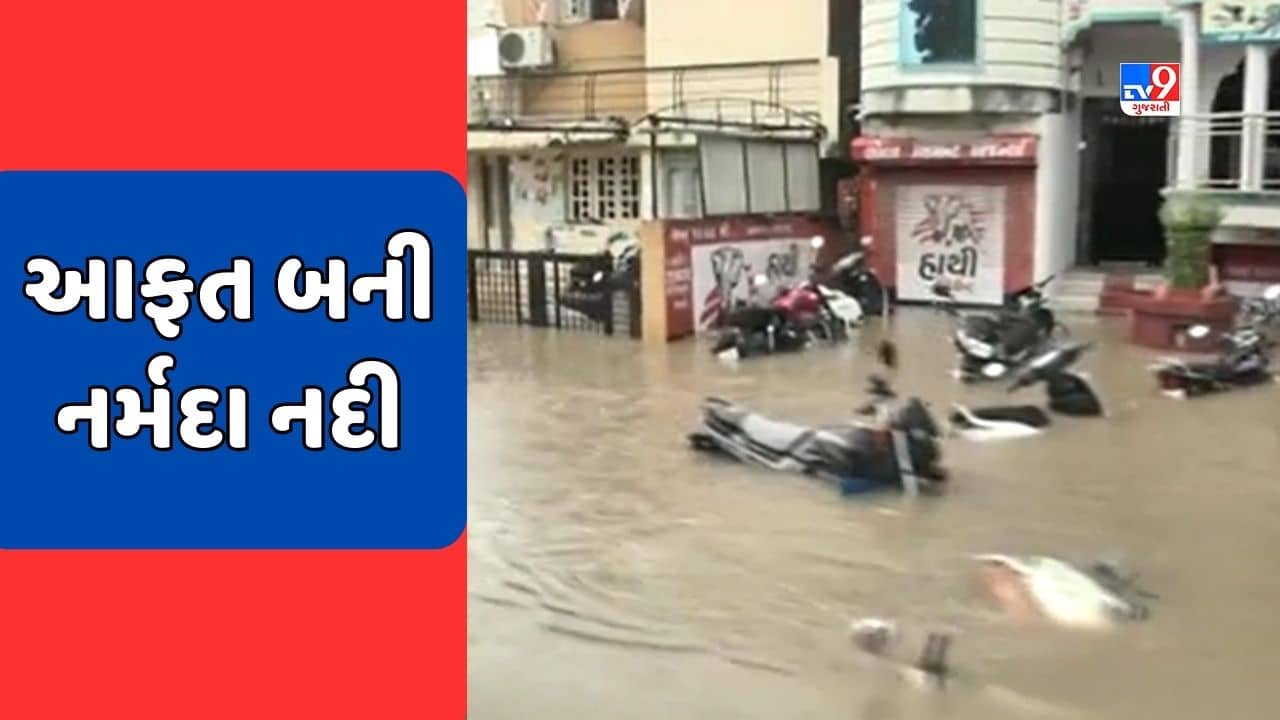 Bharuch Rain: અંકલેશ્વરમાં વિનાશ વેરતા દ્રશ્યો, શહેરની સોસાયટીઓમાં ગળા ડૂબ પાણી ભરાતા સ્થાનિકોને ભારે હાલાકી, જુઓ Video