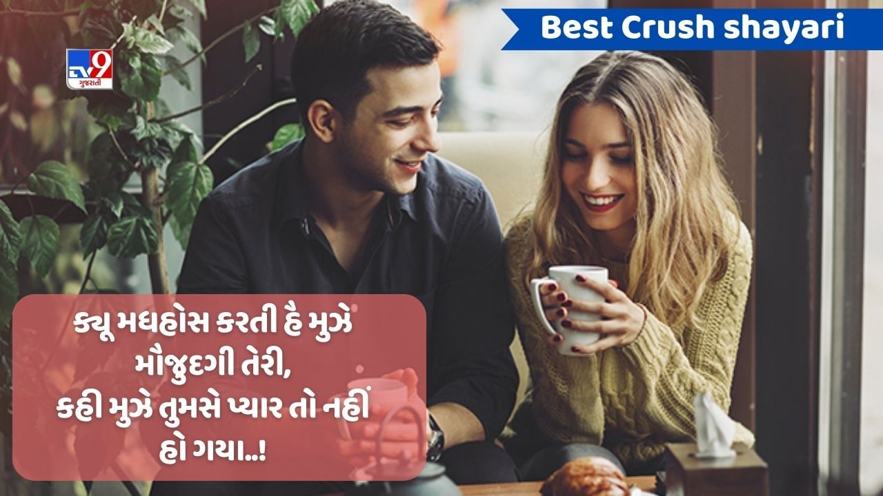 Best Crush shayari : યે ઇશ્ક કી બેબાસી હૈ યા વફા-એ-અસર હૈ, મૈ હિચકિયા રોકતા હુ, તેરા નામ લે કર, વાંચો બેસ્ટ શાયરી