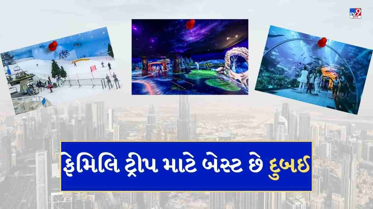 Dubai news : ફેમિલિ ટ્રીપ માટે બેસ્ટ છે દુબઈ, બાળકો માટે ઘણી એક્ટિવિટી ફ્રી છે