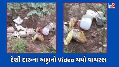 Bhavanagar : દારુબંધીના જાહેરમાં ધજાગરા, નેસવડ ગામમાં દેશી દારુના અડ્ડાનો Video થયો વાયરલ