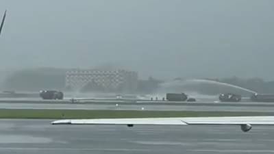 Breaking News: મુંબઈ એરપોર્ટ પર દુર્ઘટના, વિશાખાપટ્ટનમથી આવી રહેલું પ્લેન રનવે પર લપસ્યું, જુઓ Video