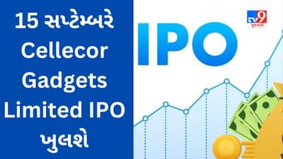 Upcoming IPO : 15 સપ્ટેમ્બરે Cellecor Gadgets Limited IPO ખુલશે, જાણો પ્રાઇસ બેન્ડ અને GMP સહિતની માહિતી