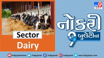 Naukri9 Video: સ્નાતકો માટે ડેરી ક્ષેત્રમાં નોકરીની નવી તકો, મળશે મહિને 41,000થી વધુ પગાર