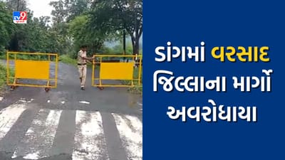 Dang News: જિલ્લામાં મેઘ મહેર યથાવત, વરસાદને પગલે જિલ્લાના ચાર માર્ગો અવરોધાયા, જુઓ Video Dang News: જિલ્લામાં મેઘ મહેર યથાવત, વરસાદને પગલે જિલ્લાના ચાર માર્ગો અવરોધાયા, જુઓ Video