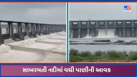 સાબરમતી નદીમાં નવા નીરની આવક થઈ, ધરોઈના ચાર દરવાજા 5 ફુટ ખોલાયા સાબરમતી નદીમાં નવા નીરની આવક થઈ, ધરોઈના ચાર દરવાજા 5 ફુટ ખોલાયા
