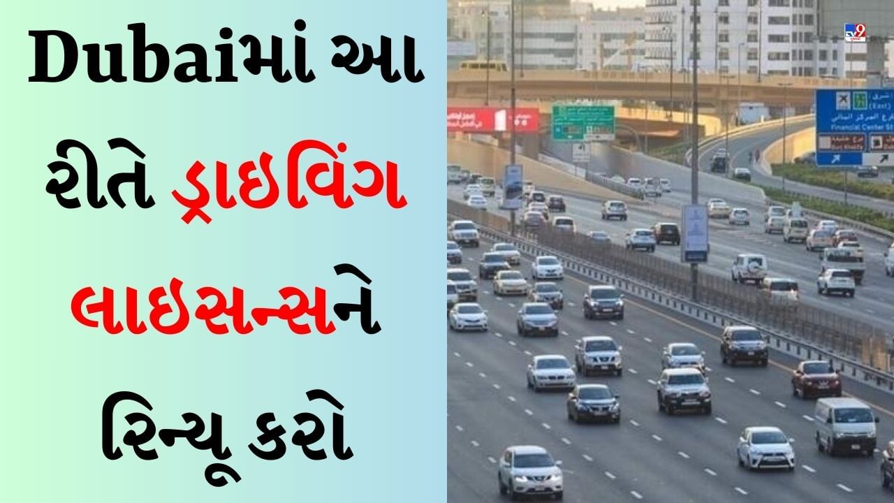 Dubai news : દુબઈમાં તમારૂં ડ્રાઇવિંગ લાઇસન્સ રિન્યૂ આ રીતે કરો, અહીં જુઓ બધા વિકલ્પો