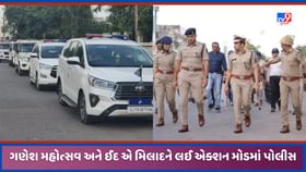 ગણેશ મહોત્સવ અને ઈદને લઈ DIG અને SP દ્વારા હિંમતનગરમાં ફુટ પેટ્રોલિંગ ગણેશ મહોત્સવ અને ઈદને લઈ DIG અને SP દ્વારા હિંમતનગરમાં ફુટ પેટ્રોલિંગ