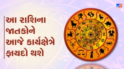 Horoscope Today Video : આ બે રાશિના જાતકોને આજે કાર્યક્ષેત્રે ફાયદો થશે, જાણો કઈ કઈ રાશિ છે, જુઓ Video