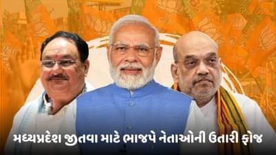 MP Assembly Election: મધ્યપ્રદેશ જીતવા માટે ભાજપે નેતાઓની ઉતારી ફોજ, 52 જિલ્લામાં 5 ડઝન નેતાઓનો ખડકલો