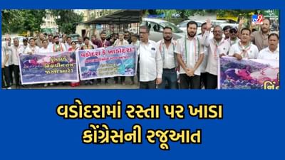 Gujarati: વડોદરામાં રસ્તા પરના ખાડા પર શરૂ થઈ રાજનીતિ, કોંગ્રેસ શહેર પ્રમુખે સત્વરે ખાડા પુરવાની કરી માગ