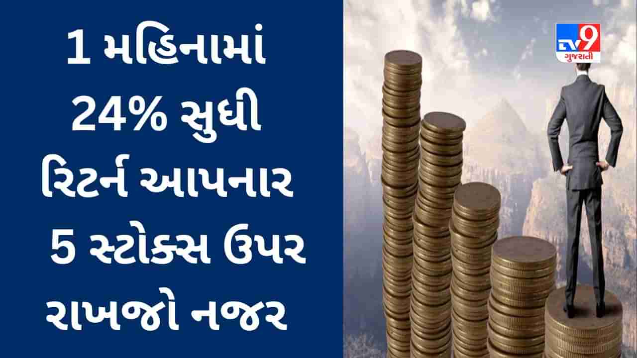 Stock Tips : 1 મહિનામાં 24% સુધી રિટર્ન આપનાર આ 5 સ્ટોક્સ ઉપર રાખજો નજર,તાજેતરમાં 52 સપ્તાહની ઉપલી સપાટીને સ્પર્શ્યા છે