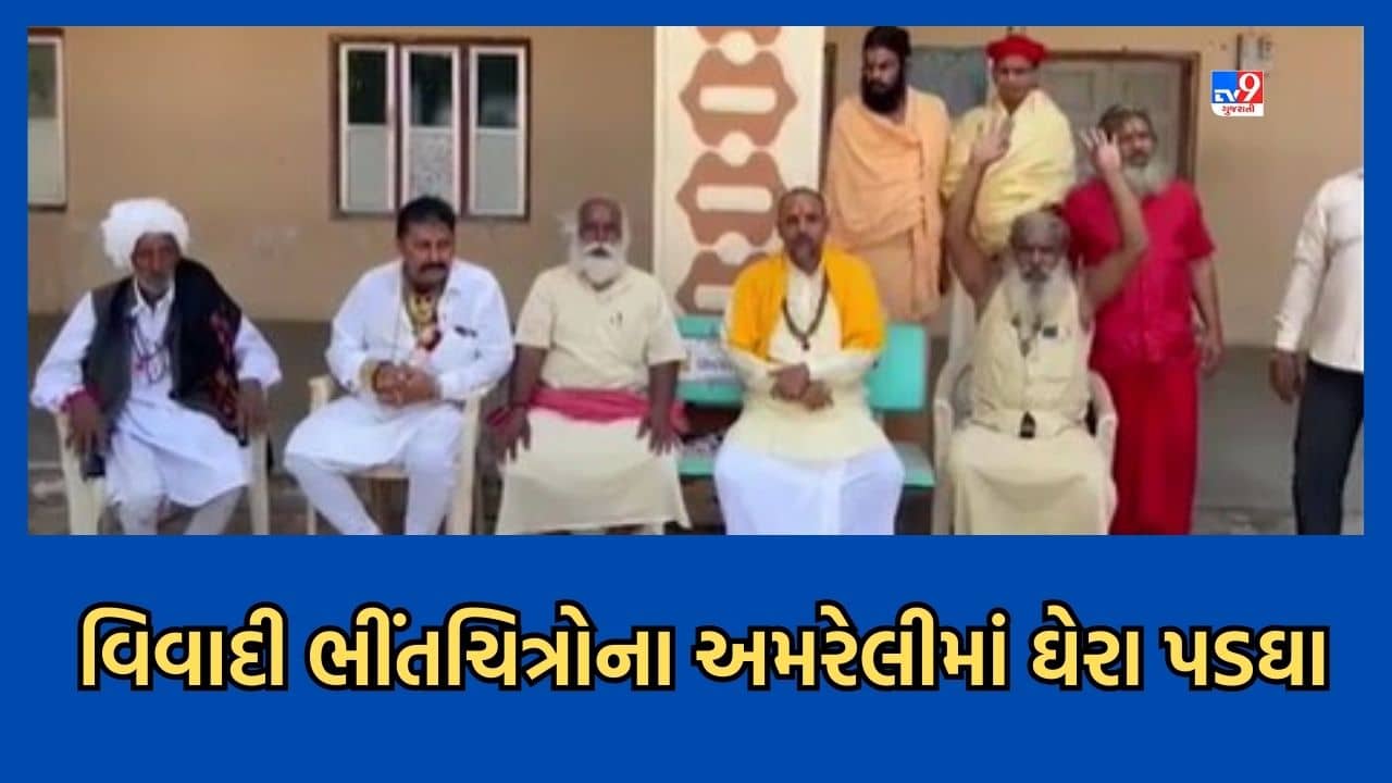 Gujarati Video: સાળંગપુર વિવાદના અમરેલી જિલ્લામાં ઘેરા પડઘા, વૃંદાવન બાગ આશ્રમના સંતો-ભક્તોમાં આક્રોશ