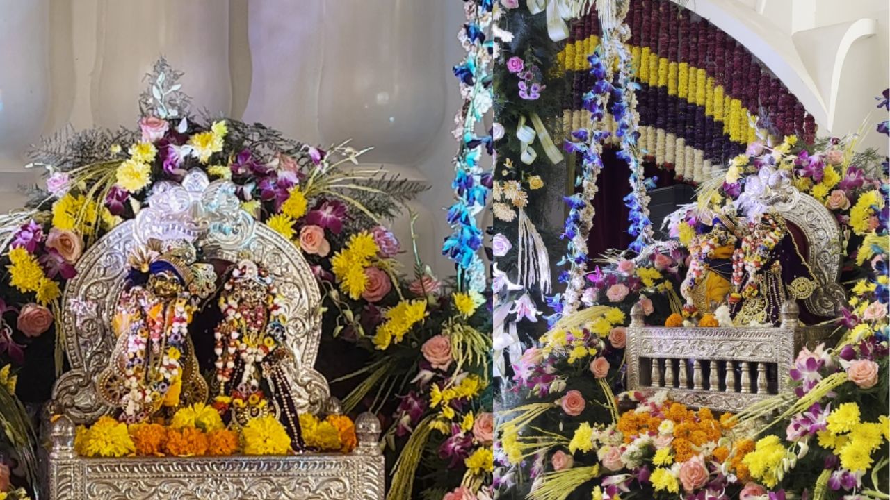 આશરે પાંચ હજાર વર્ષ પહેલા, જયારે ભગવાન શ્રી કૃષ્ણનું અવરતરણ થયું, ત્યારે મહારાજા નંદ અને માતા યશોદા બાલકૃષ્ણને પવિત્ર વસ્તુઓ જેવી કે દૂધ, ઘી, મધ વગેરે અને વિવિધ અન્ય વસ્તુઓ જેમ કે પંચગવ્ય, ઔષધિયો, ફળોના રસ અને પુષ્પો થી અભિષેક કરવામાં આવી હતી. તેમજ સાત પવિત્ર નદીઓના જળવાળા 108 કળશથી ભગવાનનો અભિષેક કરવામાં આવી હતી.