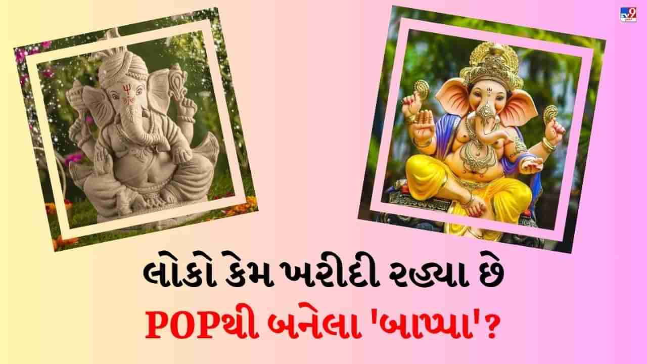 Mumbai News : લોકો શા માટે ઇકો ફ્રેન્ડલીને બદલે POPથી બનેલા બાપ્પાને લાવી રહ્યા છે? જાણો આખી વાત