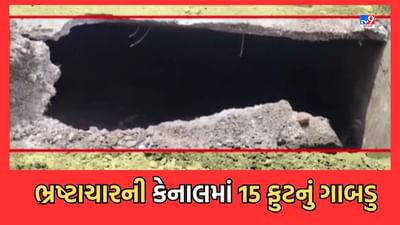 Vadodara: ડભોઈમાં કેનાલમાં ભંગાણ પડવાનો સિલસિલો યથાવત, ખાંડીયાકૂવા ગામ પાસે કેનાલમાં 15 ફુટનું ગાબડુ