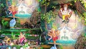 ગણપતિ મંડપમાં આવો અદ્ભુત શણગાર તમે નહીં જોયો હોય, જુઓ PHOTOS ગણપતિ મંડપમાં આવો અદ્ભુત શણગાર તમે નહીં જોયો હોય, જુઓ PHOTOS
